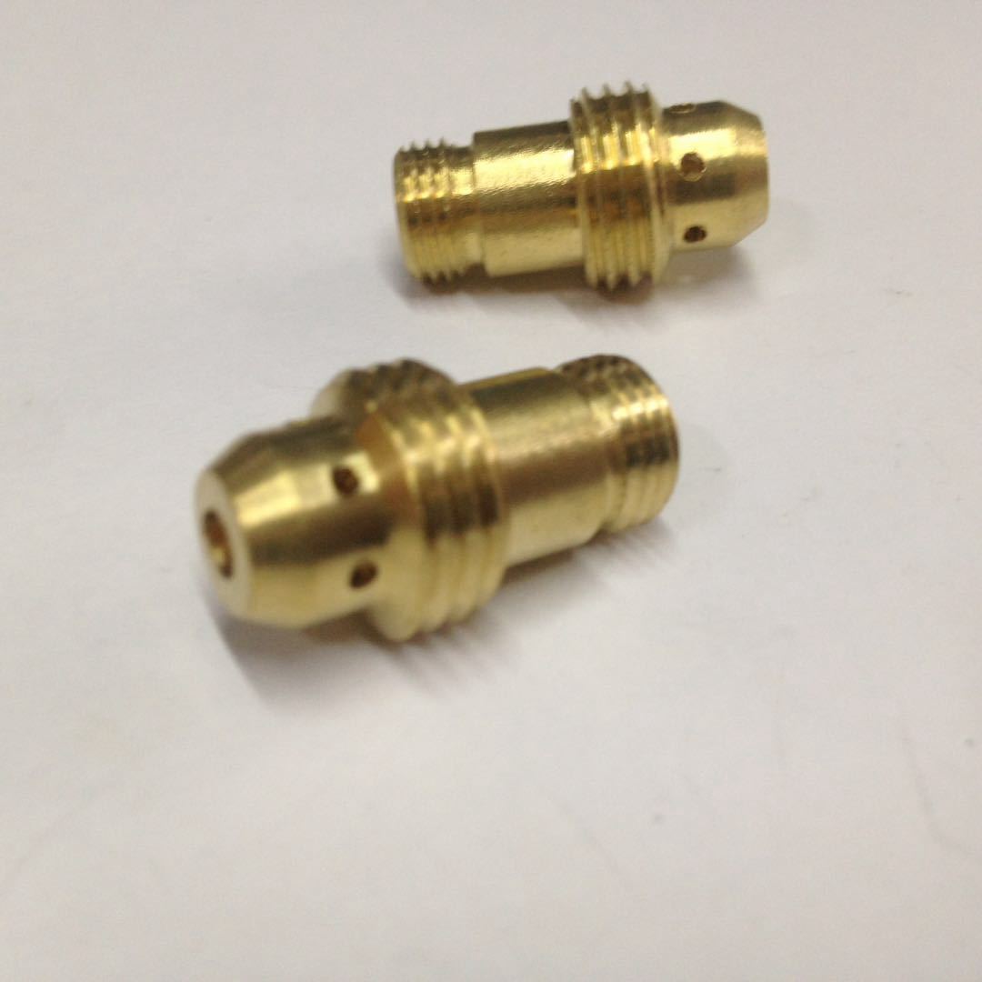 氩弧焊QQ150A配件QS150A氩弧焊枪紫铜导流件黄铜导流体钨体钨夹座