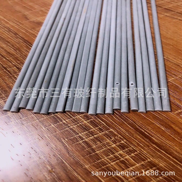 三有批发D型玻璃纤维条 半圆玻纤棒3.1mm*3.8mm转棒条
