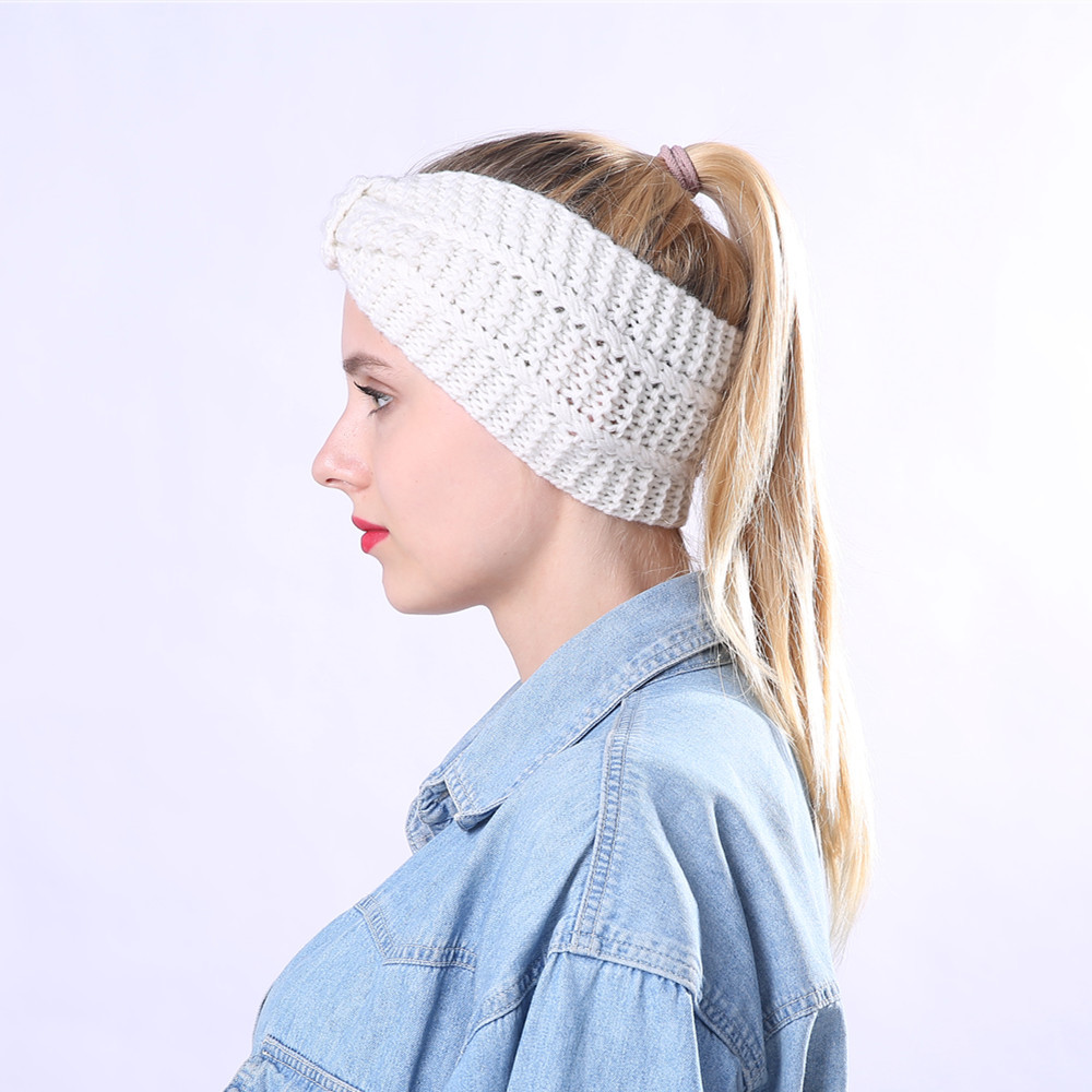 Fascia per capelli in lana per donna accessorio invernale_voghion.com