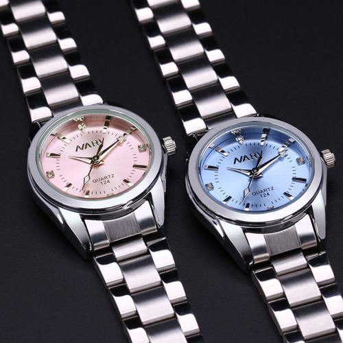 NARY/Nary Internet celebrity watch ladies temperament diamond simple waterproof quartz watch women's watch wholesale 124