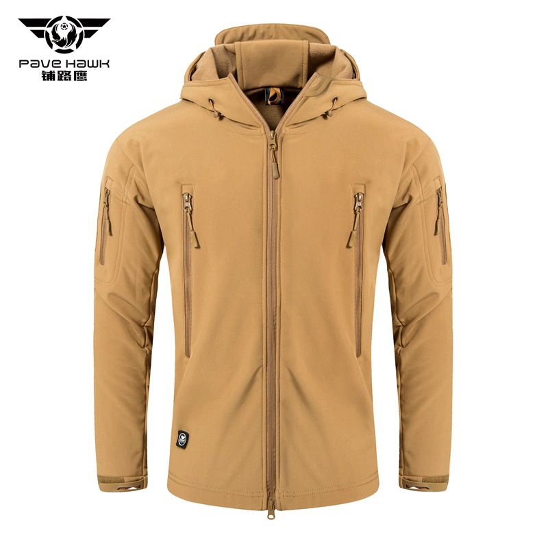 鲨鱼皮上衣 土黄色1 .jpg