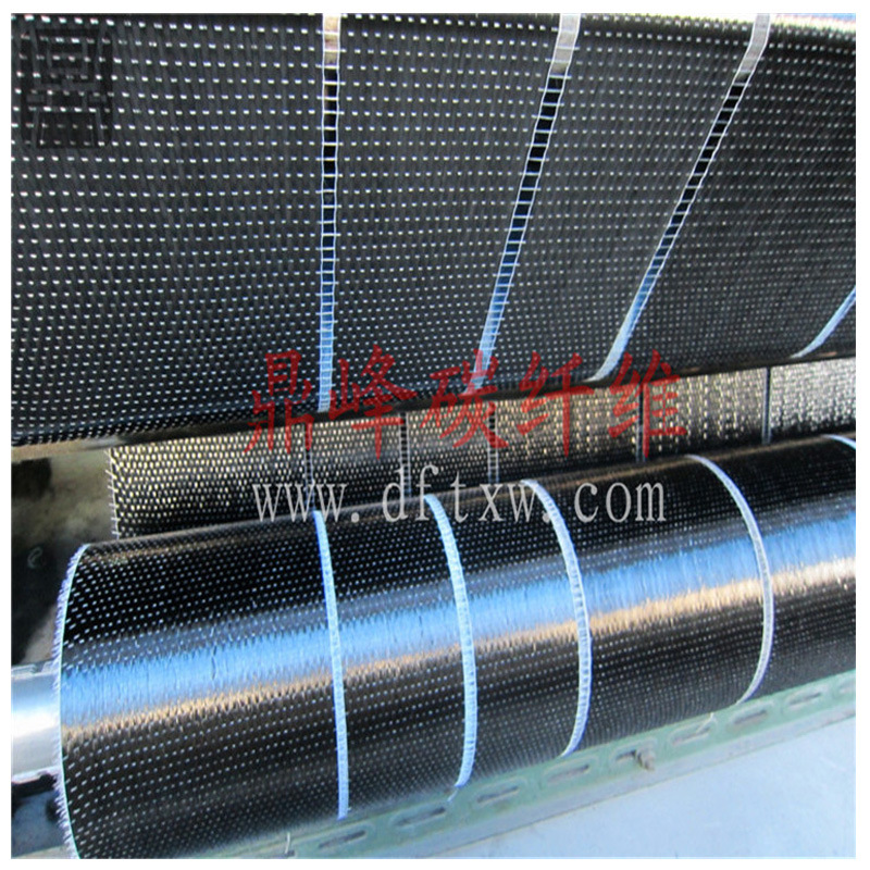 厂家直销12K200g碳纤维加固单双向常规碳布3k碳纤维板材加工定制