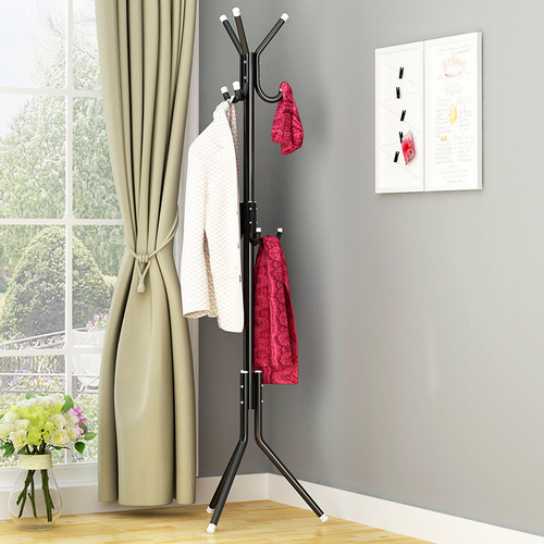 Iron coat rack, fashionable clothes rack, creative clothes rack, floor-standing bedroom simple clothes rack