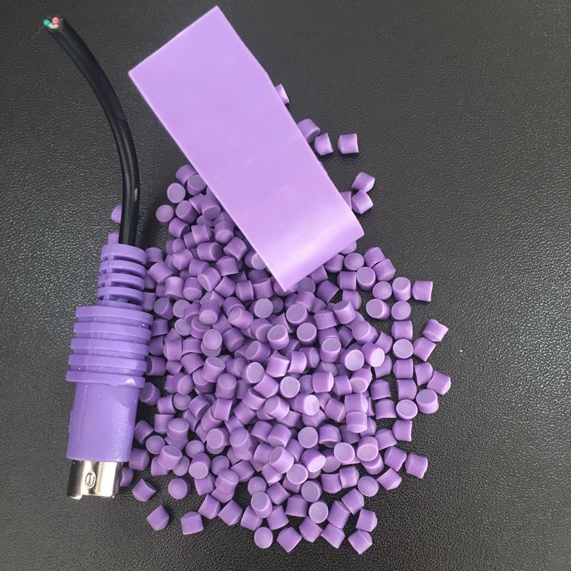 自产PVC本色插头料 阻燃级 高流动 高光泽 欧盟环保 现货直销