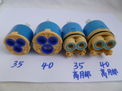 Hot and cold faucet valve core mixing valve kitchen basin shower 25/35/40 high-foot ceramic valve core repair accessories