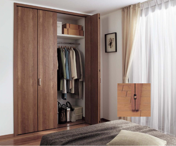  Folding door installation effect diagram 