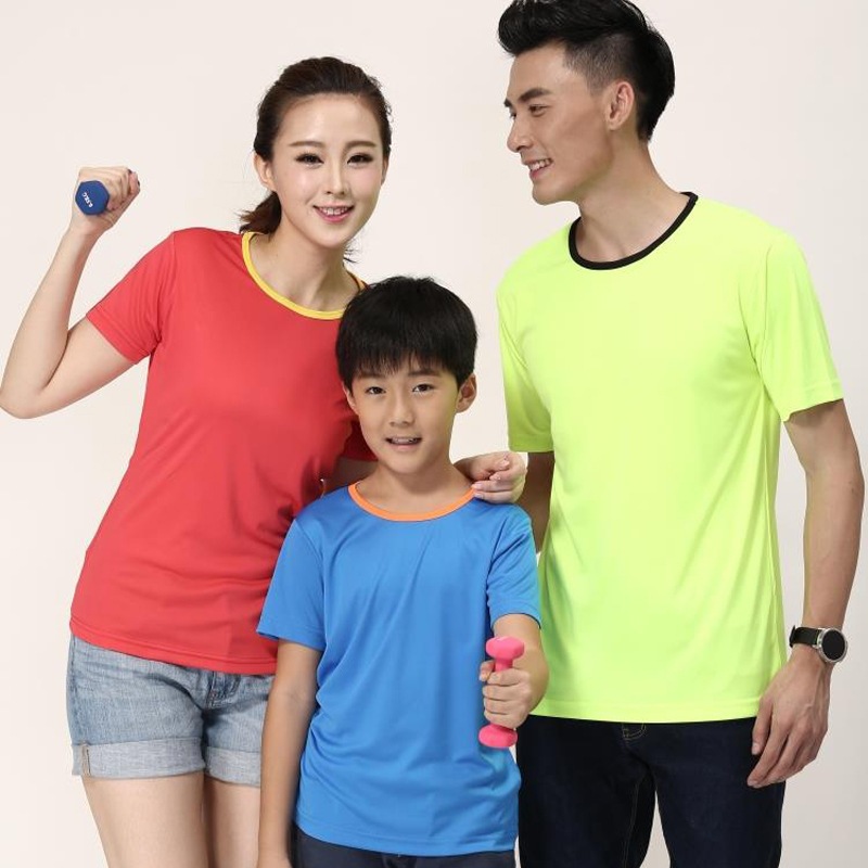 2017羽毛球乒乓訓練服上衣情侶裝男女單球衣純色速幹團隊印字印圖