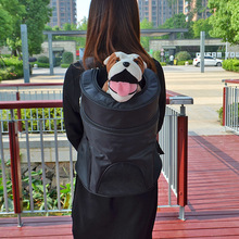 宠物背包可折叠胸前后 外出便携大型犬透气猫狗双肩包批发