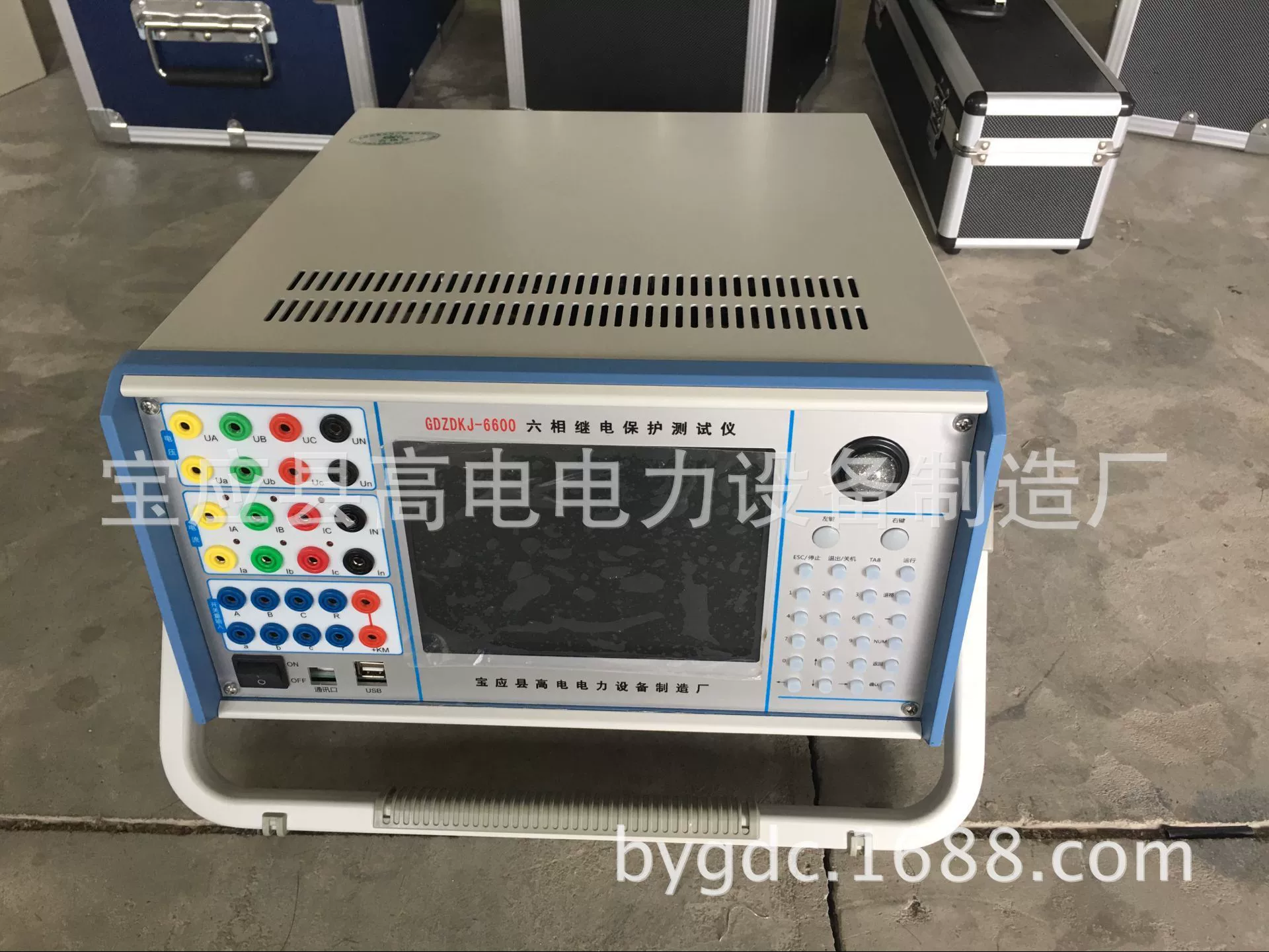 Шесть последовательных электрической защиты калибратор шесть последовательных электрической защиты тест устройства шестифазный микрокомпьютера защиты тестер