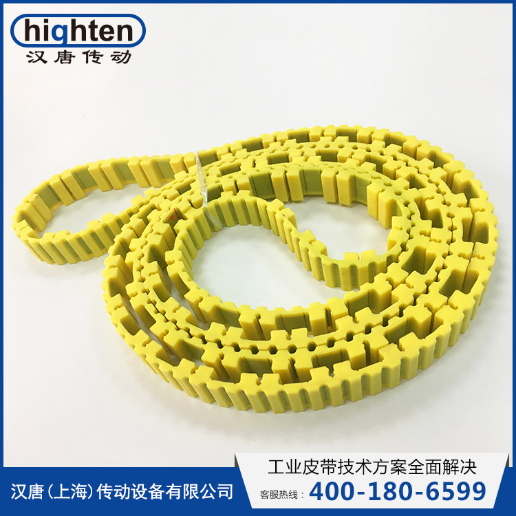 【汉唐传动】绣花机梳棉机原配 橡胶聚氨酯梳棉机同步带 黄色PU