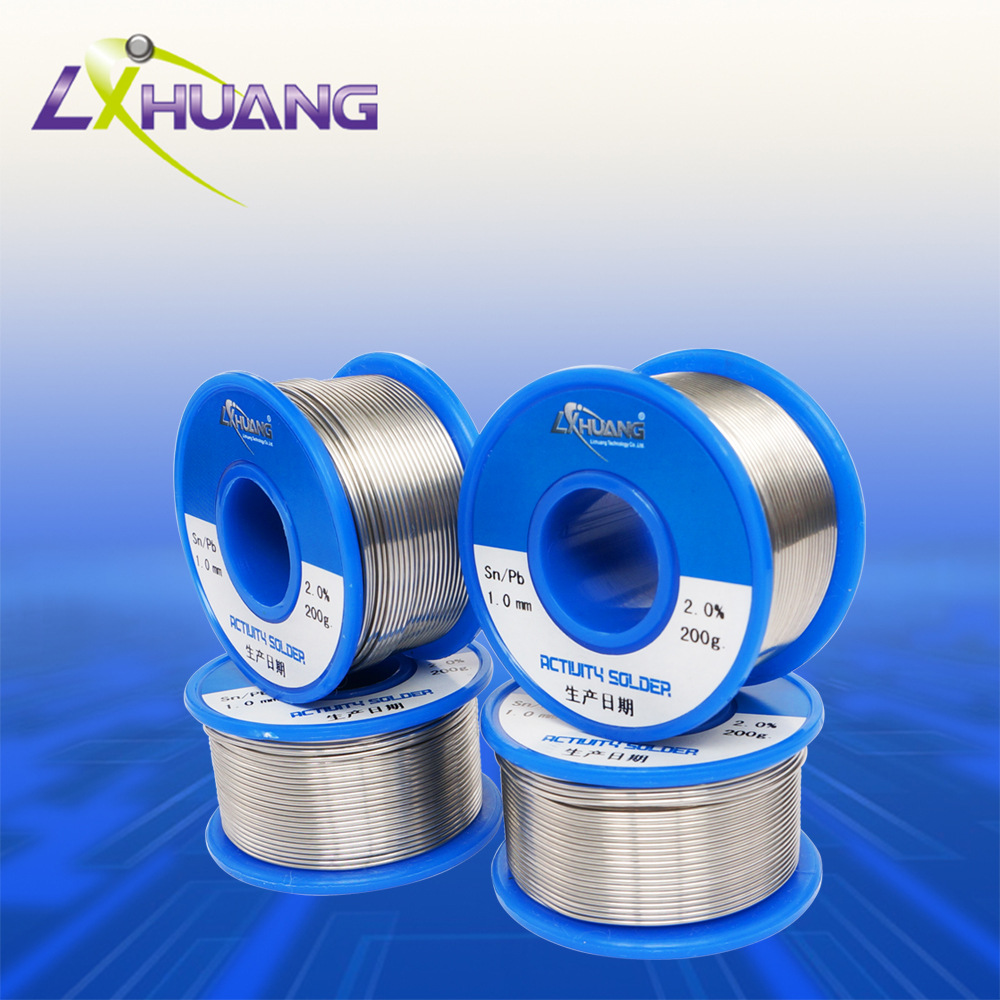 厂家批发 有铅锡线40/60 中低温活性锡丝200g 五金模具焊接用锡丝