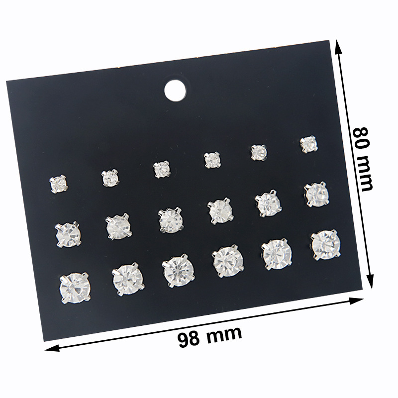 Title 1, Zlatne moderne minđuše sa kristalnim dijamantom...