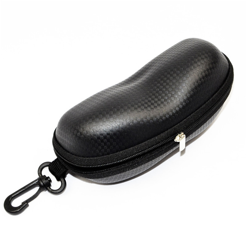 Plaid Sunglasses Box Black Pressure Resistant Glasses Box Hook Box Zipper Box Goggles Glasses Box