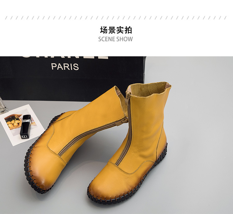 Bottes femme en En cuir - Ref 3354787 Image 34