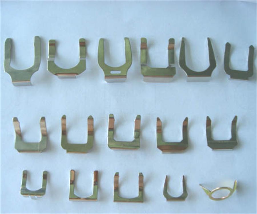 供应冲压件-卡簧、锰钢卡片、冲压加工、冲压件