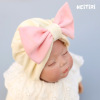 Brand children's headband for new born, cloth with bow, hairgrip, hair accessory, scarf, hat, internet celebrity