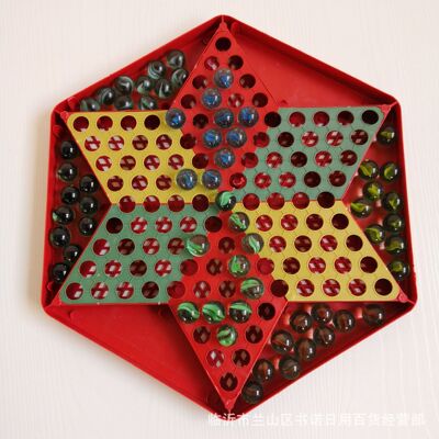 Checkers Parenting game Glass bead Checkers children Souptoys wholesale Five yuan Source of goods