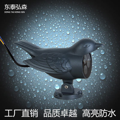 新款led射灯3W小鸟射灯投射灯瓦片射灯屋顶屋檐射灯户外灯具