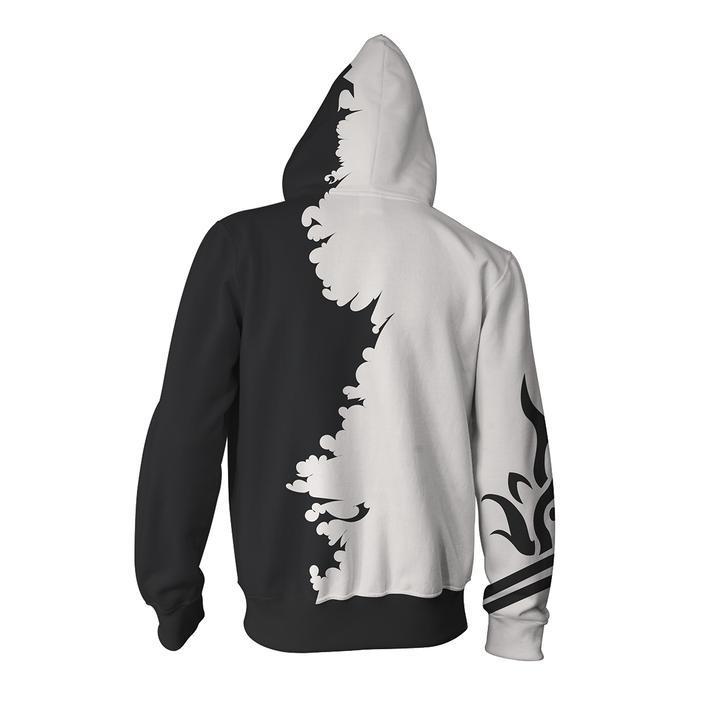 Fairy Tail Zipper Hoodie - Grey