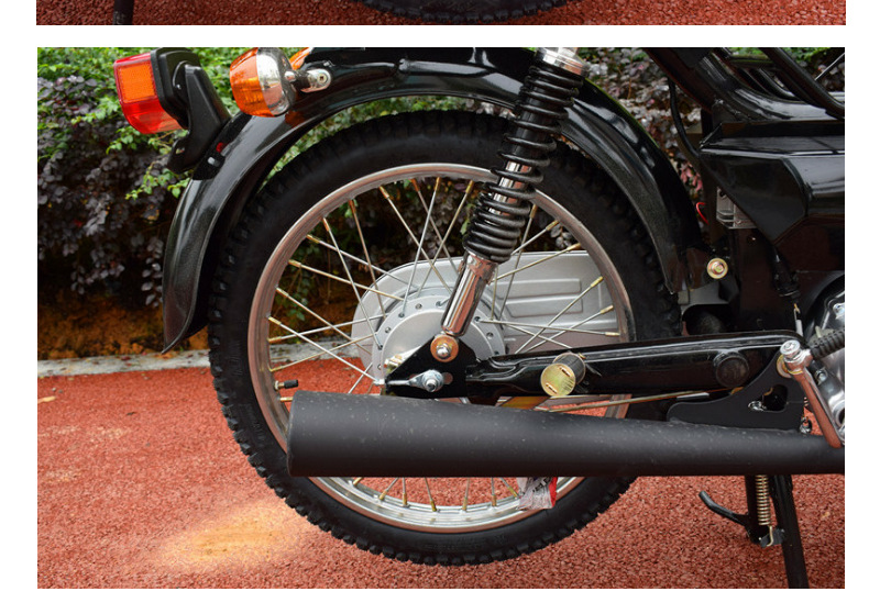 The Entire Vehicle Is a Brand New Jialing 70 Two-Wheel Curved Beam Lightweight Fuel-Saving Moped Fuel Chongqing Engine Motorcycle