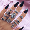 Accessory, trend ring, retro set, suitable for import, European style