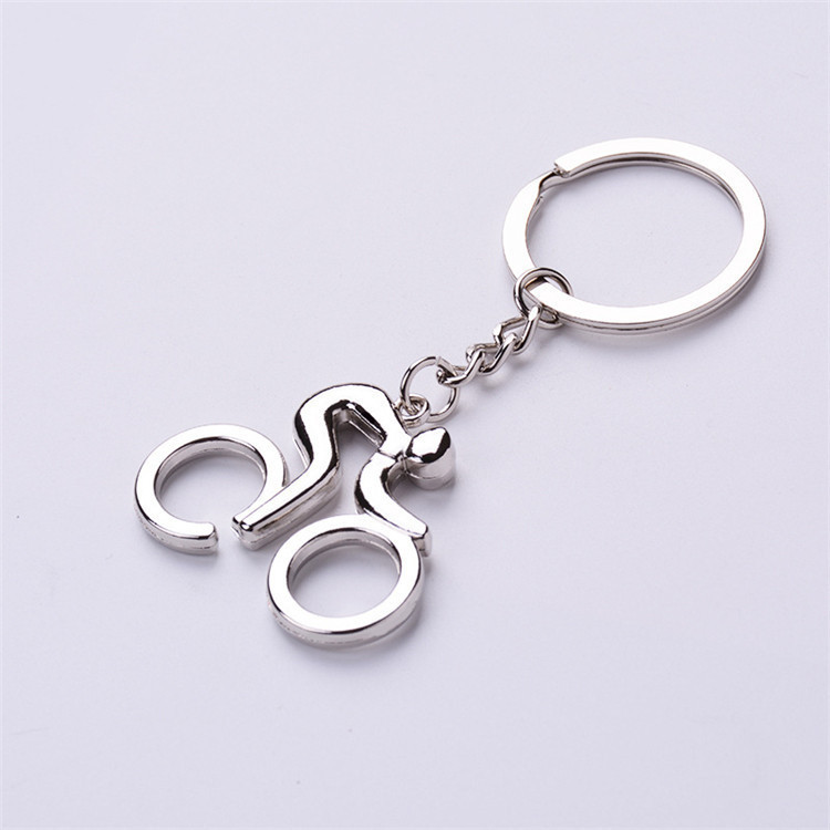 Factory Processing Customized Bicycle Keychain Bicycle Club Souvenir Bicycle Competition Event Gift Oem