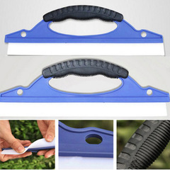 D-shaped water scraper, silicone wiper blade, car wash water dispelling without damaging the paint surface, car cleaning wiper glass scraper