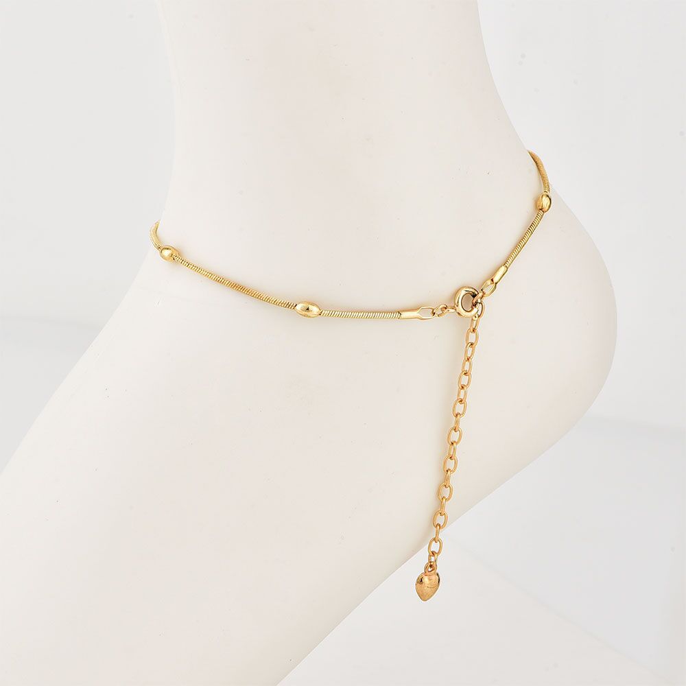 Fashion Heart-shape Five-pointed Star Anklet display picture 5