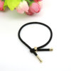 3D hard gold gold hard silver accessories free adjustment of Milan line bracelet DIY large hole bead beaded accessories