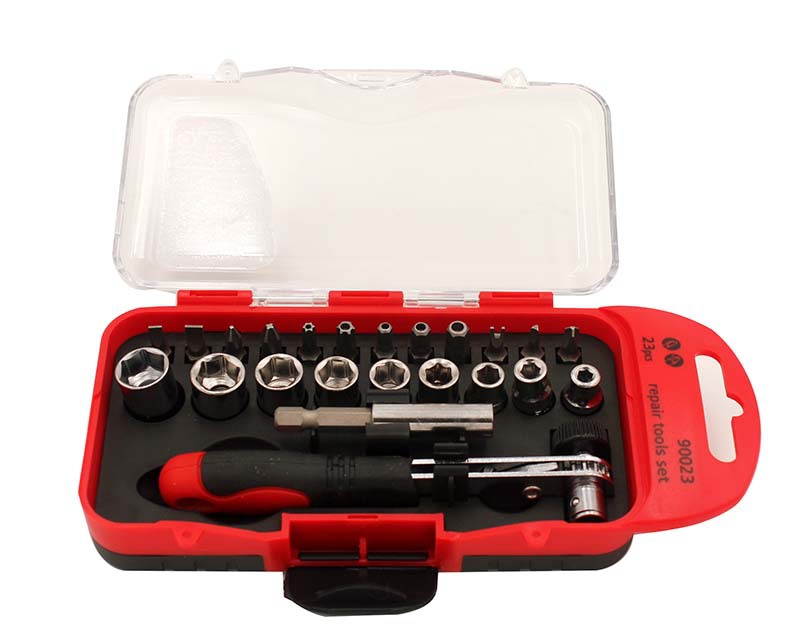 Carbon Steel Socket Set with Ratchet Wrench Gift Box Batch Set Car Home Multi-Function Tool Set
