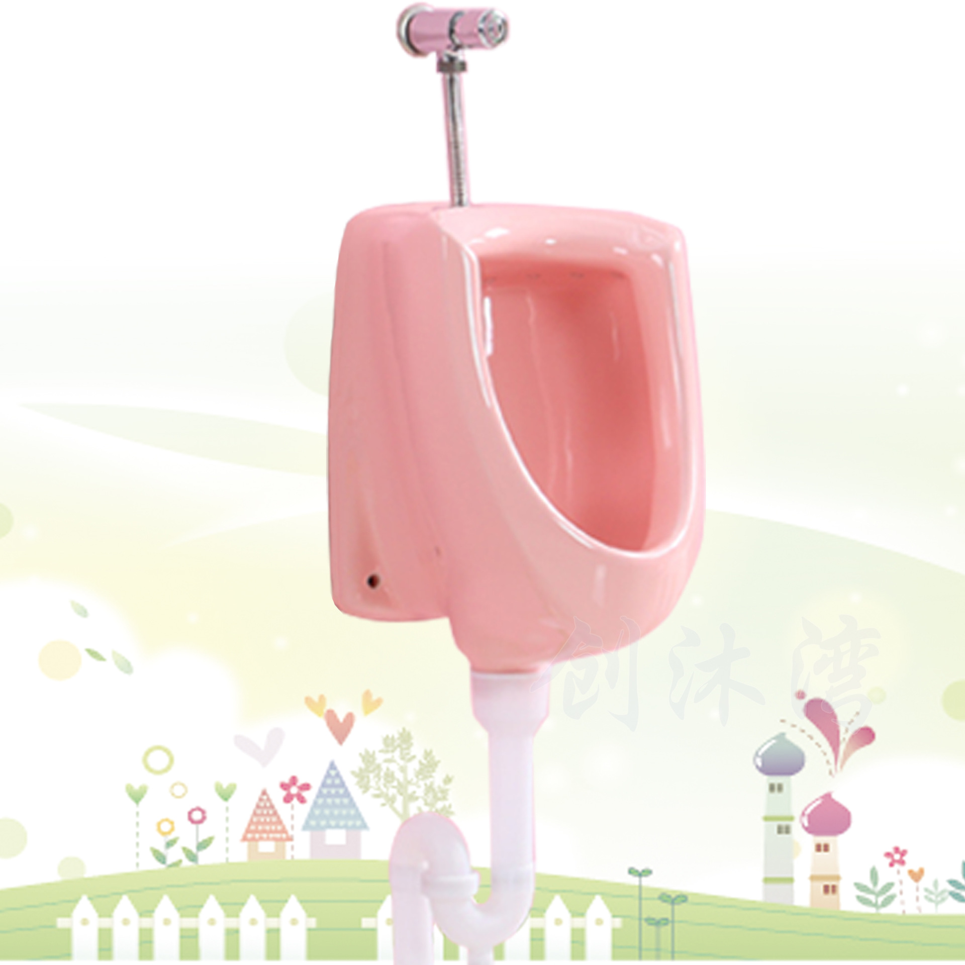 Niños de jardín de infantes Niño orinal montado en la pared orinal de cerámica orinal de pie orinal niño orinal