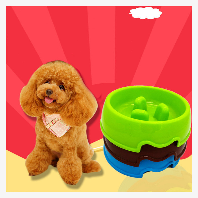New pet bowl Slow food feeder Anti-choking Slow Food Bowl thickening superior quality Dog bowl Pet Supplies