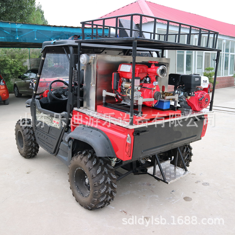 800型开放式消防摩托车 四轮单排消防摩托车