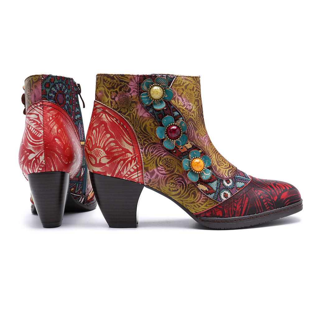 Bottes femme en En cuir - Ref 3354839 Image 17