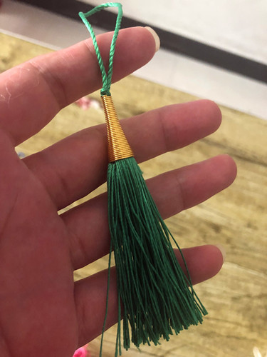 Tassel tassel diy handmade materials hanging tassel antique hanging curtain accessories hair accessories golden spring tassel