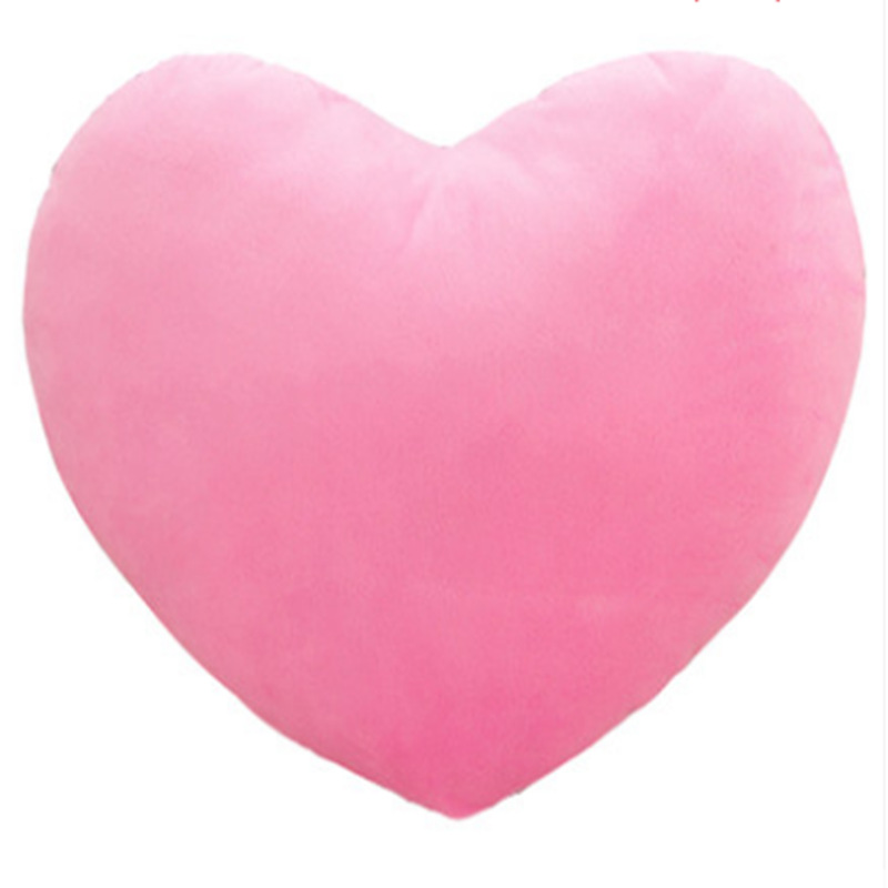 Cute Heart Shape Solid Color Pp Cotton Throw Pillow display picture 9