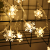 LED flashlight, Christmas battery case, decorations, with snowflakes, flashing light, wholesale