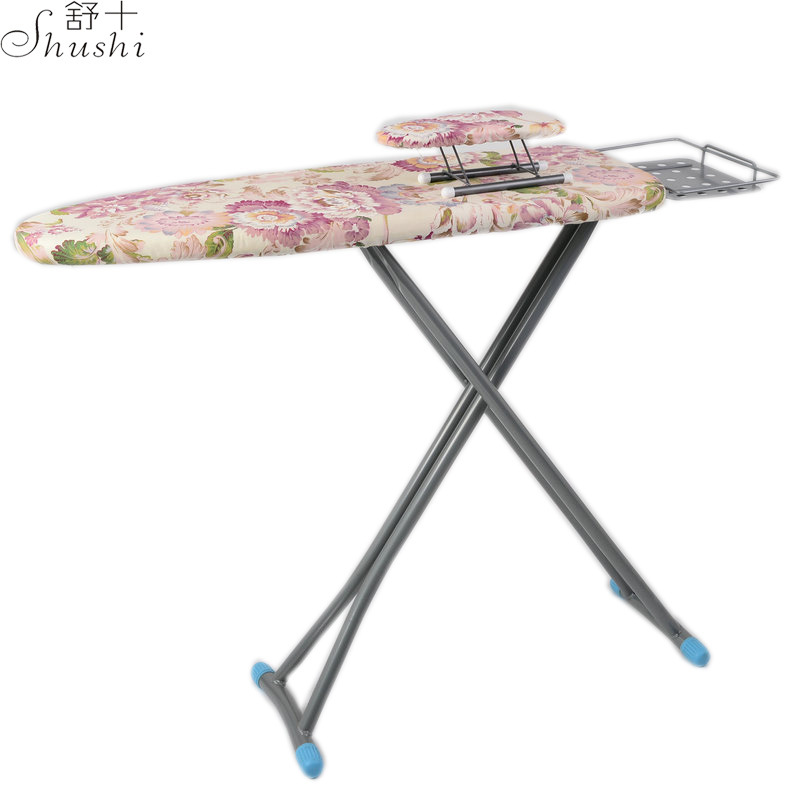 廠家直銷 家用酒店折疊熨衣台 立式全棉印花防滑防燙鋼網燙衣板