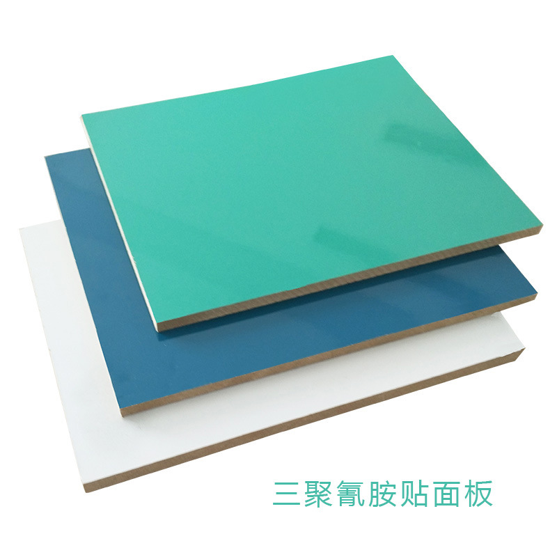 厂家直销 三聚氰胺密度板 免漆板 三聚氰胺3厘E2级板 密度板贴面