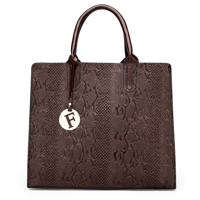 new women’s bags fashion snake-pattern bags with one shoulder 