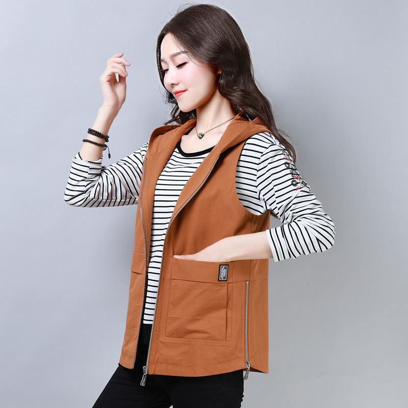 Gilet femme en Mélange de coton - Ref 3317951 Image 3