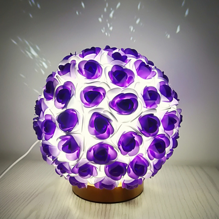 供应玫瑰花台灯 生日礼物 情人节礼品 浪漫创意礼品小夜灯|ms