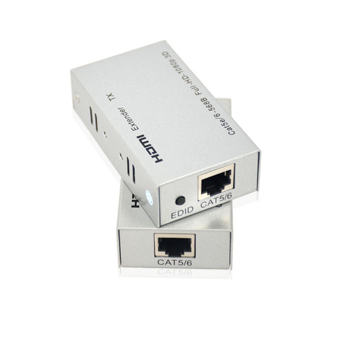 HD hdmi network transmitter to RJ45 extender single network cable 60 m lossless signal amplifier 1080p