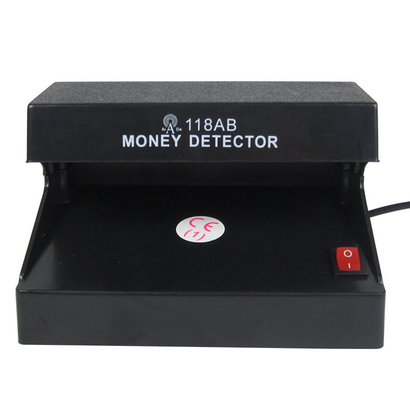 118AB Small portable Money detector lights Violet light 4W Money Detector USD detection 220V