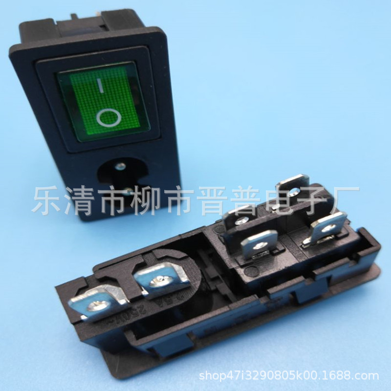 直销二合一 带开关8字插座，卡式8字插座