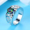 Zirconium for beloved, ring with stone, jewelry, accessory, Amazon, Korean style, European style