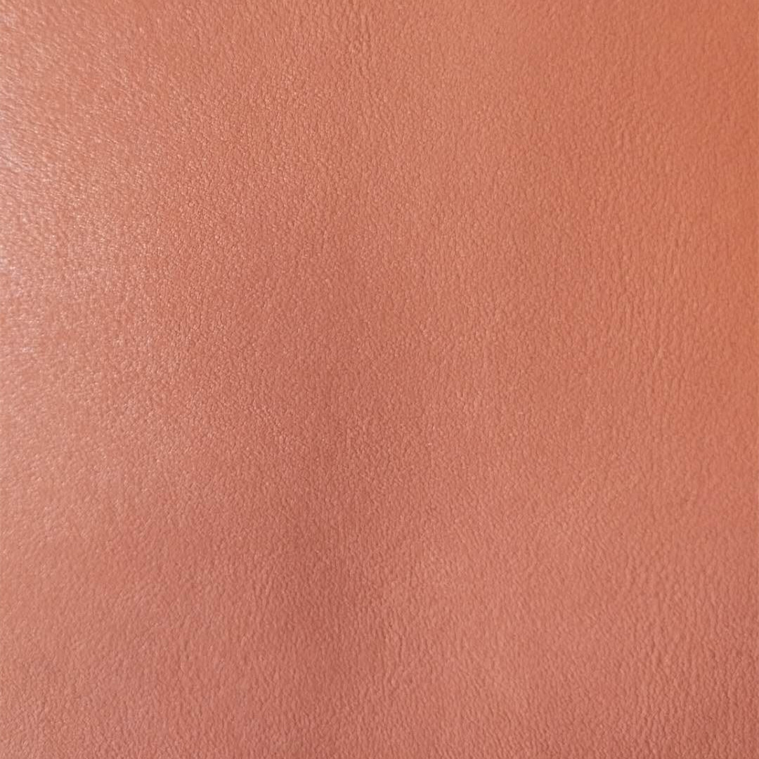 厂家直销1.1双色哑光羊纹纳帕针纹等小纹路起毛布底手袋箱包皮革