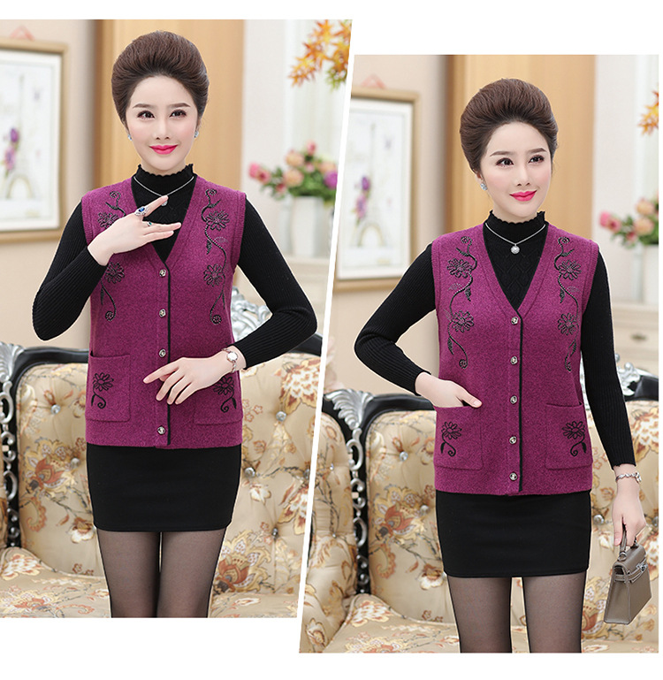 Gilet femme MOUTON ROUGE en Tricot - Ref 3317906 Image 19