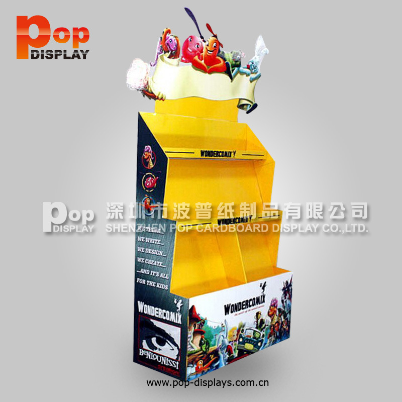 母婴用品 爱护湿纸巾纸货架 卖场促销 落地式纸堆头中山厂家直销