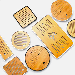 竹製密胺干泡茶盤日式茶道旅行茶具竹托盤酒店干泡茶台簡約定製